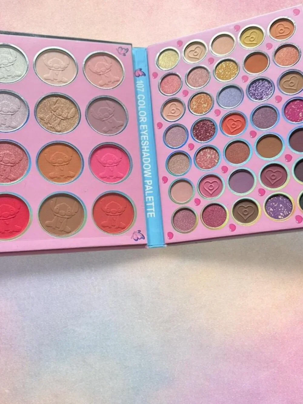Stitch 107 eyeshadow palette #makeup #kawaii #eyeshadow #lilostitch #disney